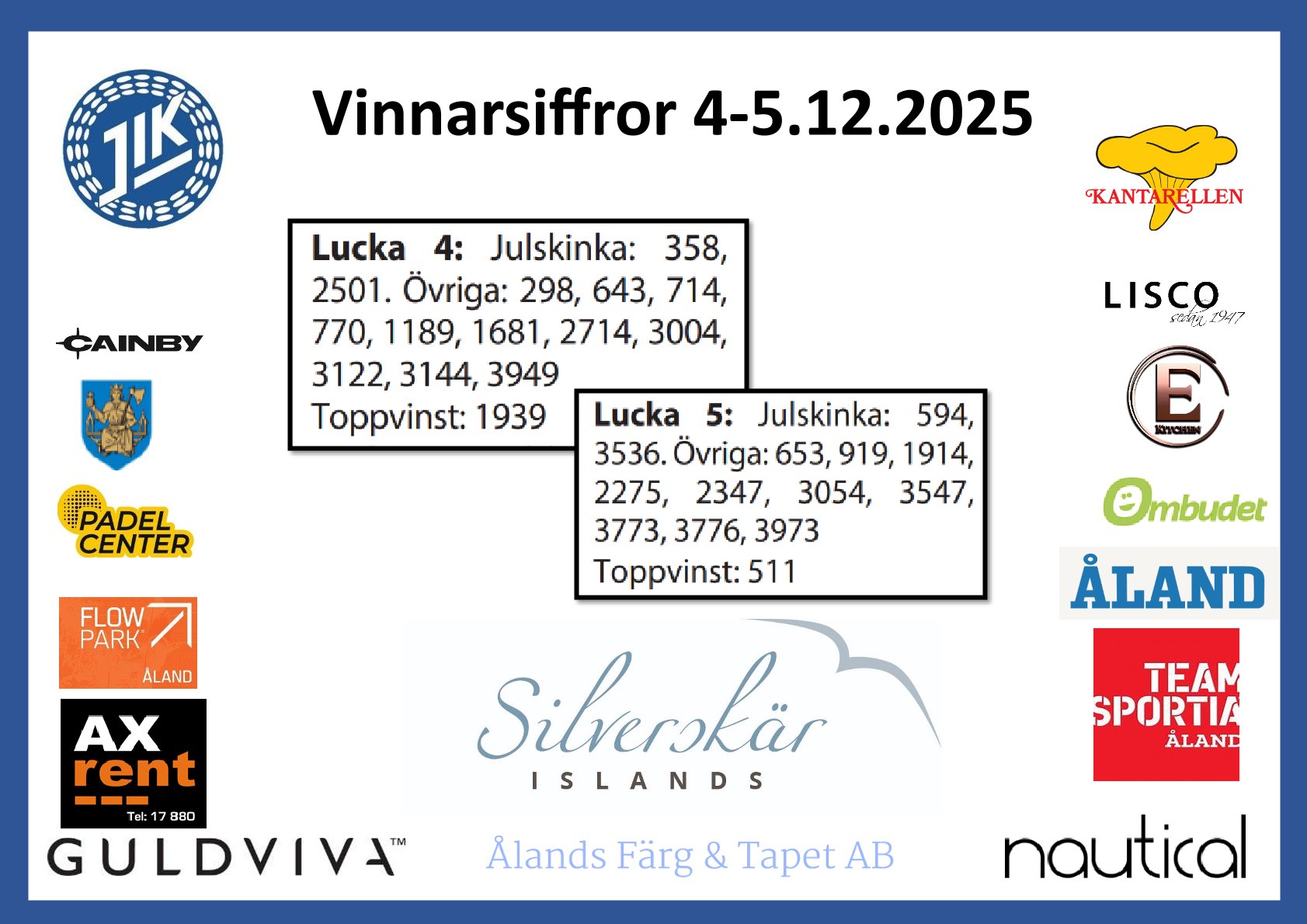 Vinnarsiffror 4-5