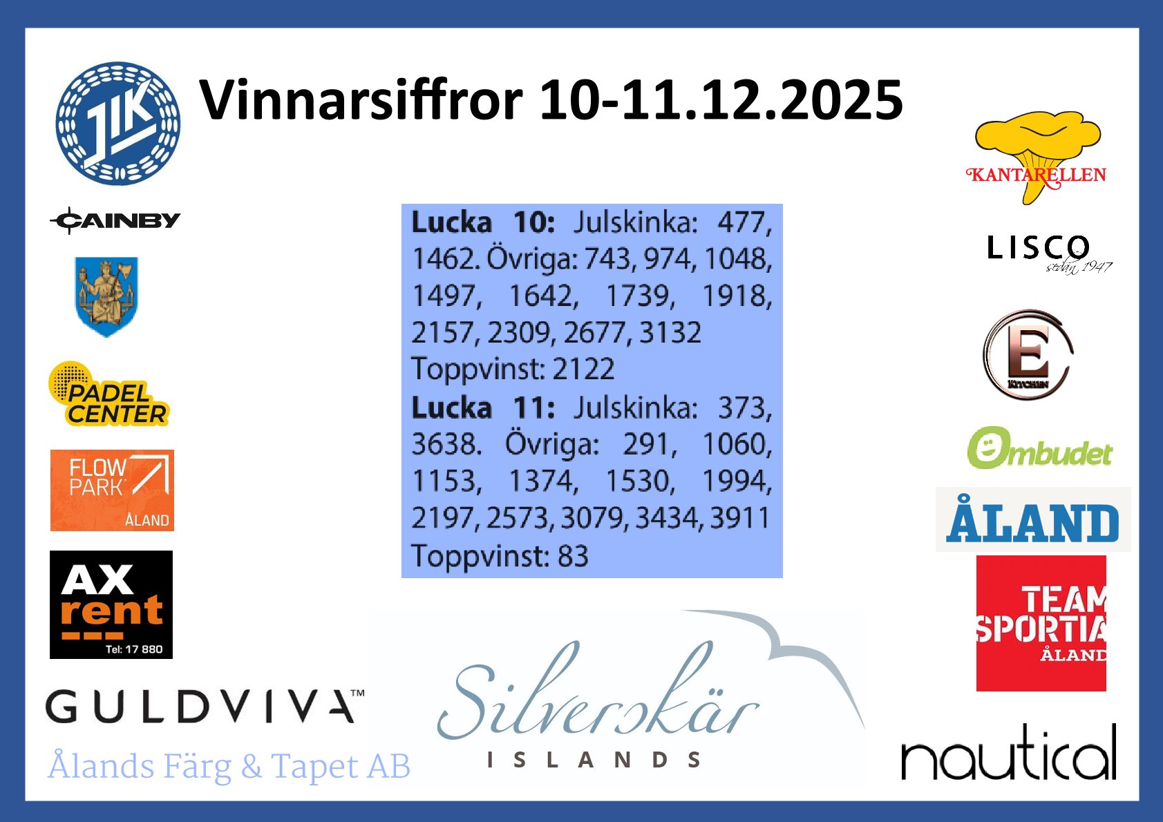 Vinnarsiffror 10-11