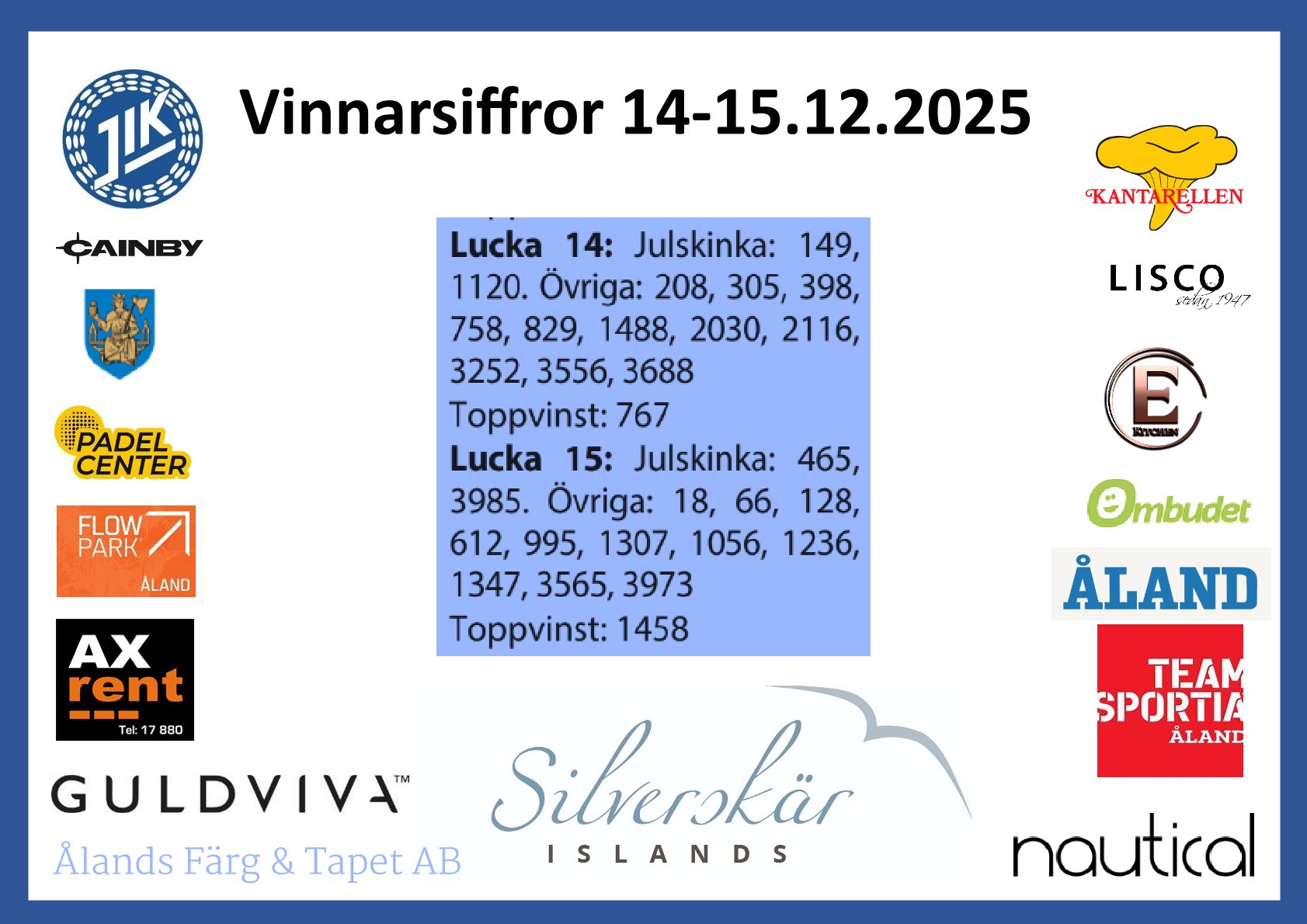 Vinnarsiffror 15